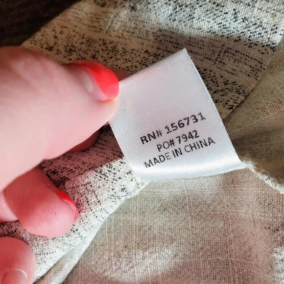 NWT Due South | Grade and Gather | Cotton Linen Stripe Dress | Size S/M - Picture 9 of 15